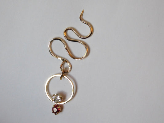 Big Kundalini single earring